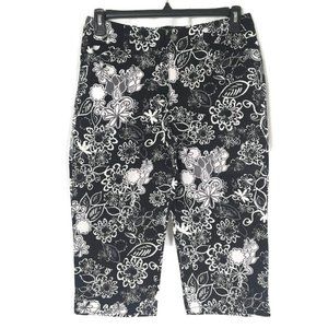 Gloria Vanderbilt Women's Capris Petite Floral 12P